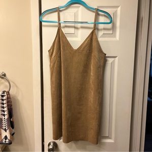 Aritzia Wilfred Free Suede Mini Dress. Size M.